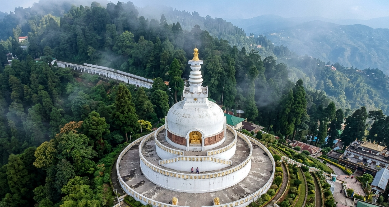 Peace Pagoda Darjeeling
