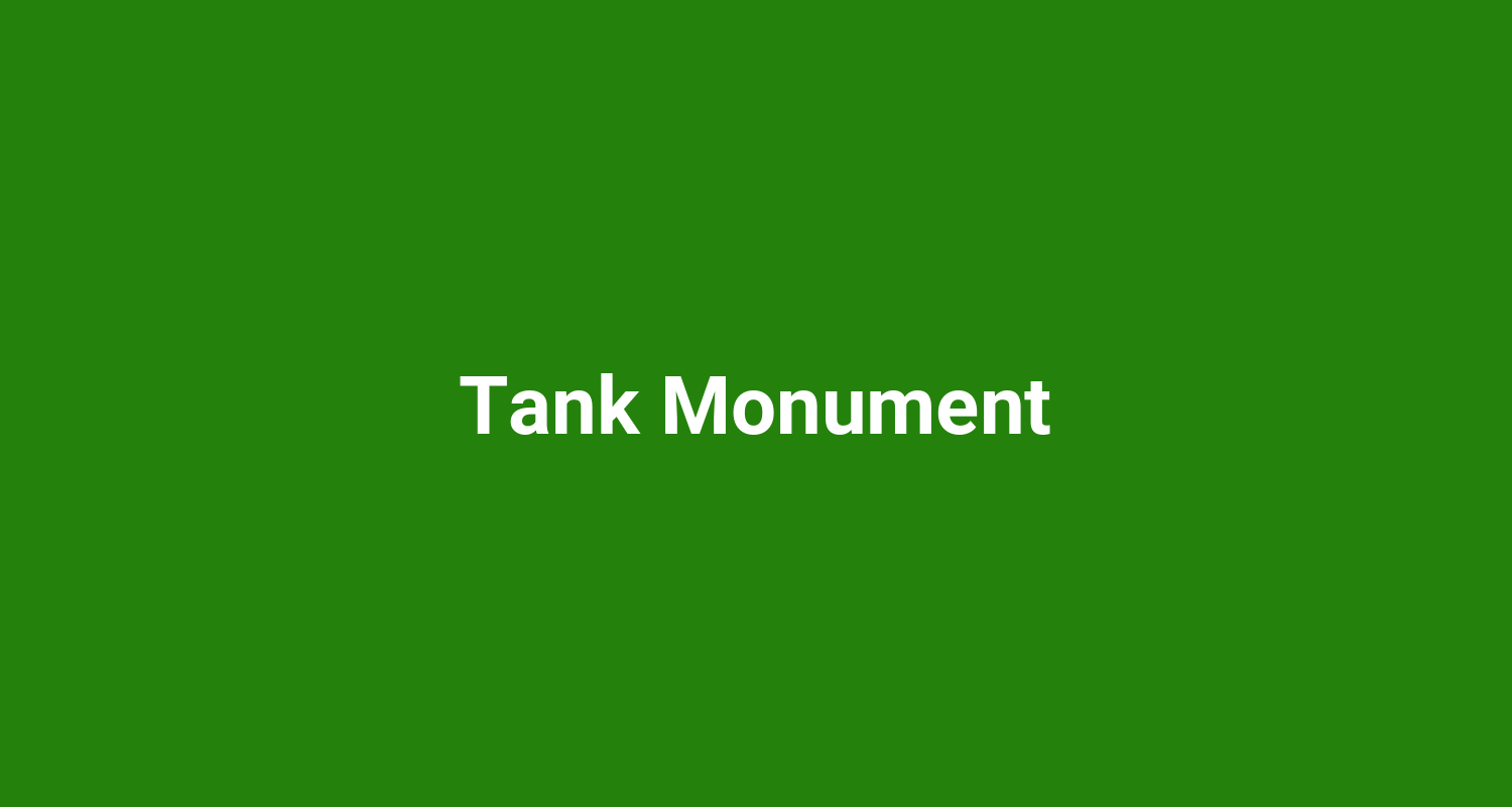 Tank Monument