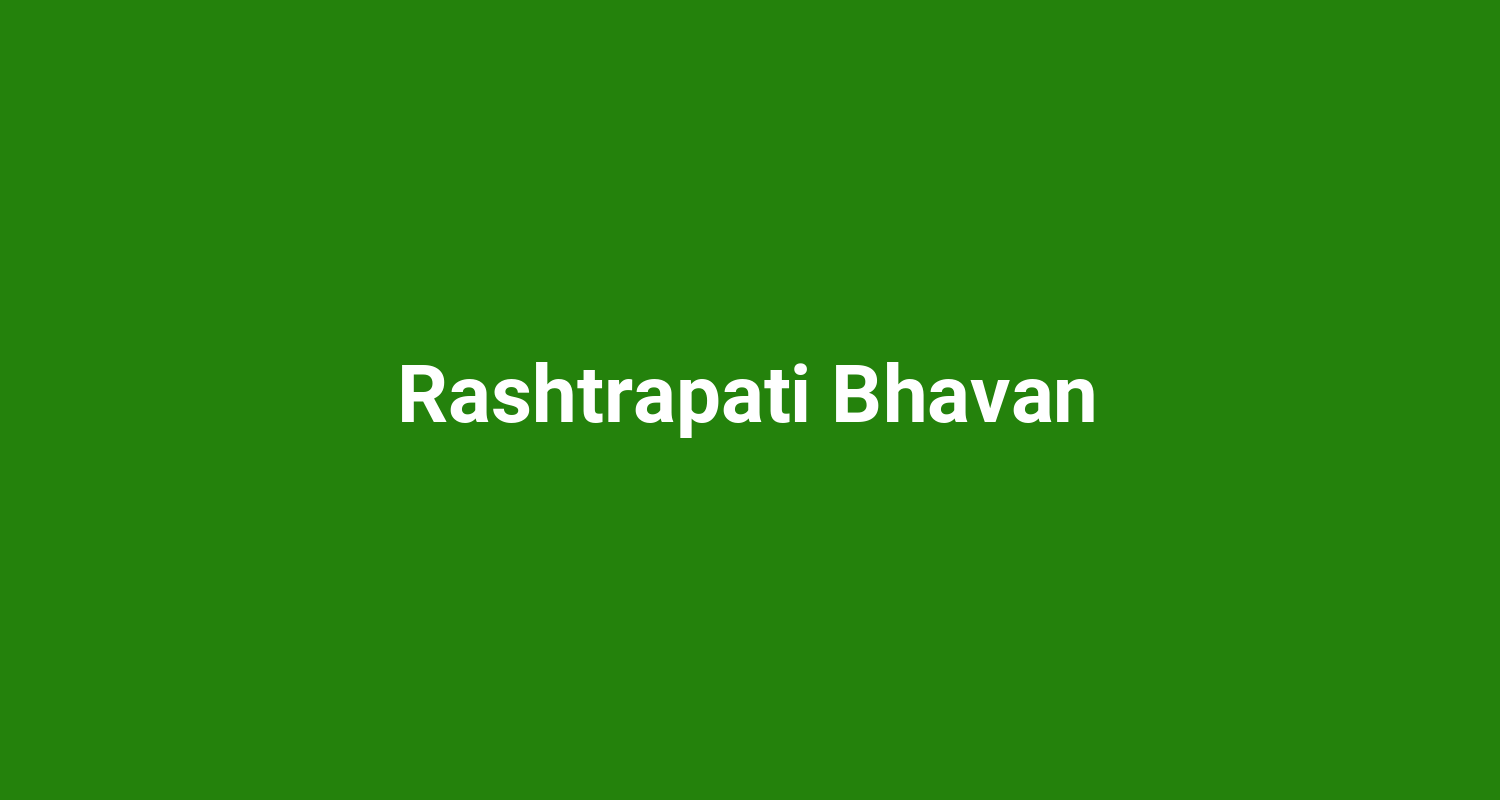 Rashtrapati Bhavan
