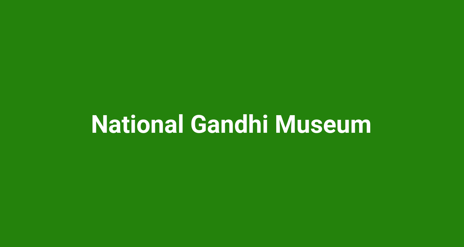 National Gandhi Museum