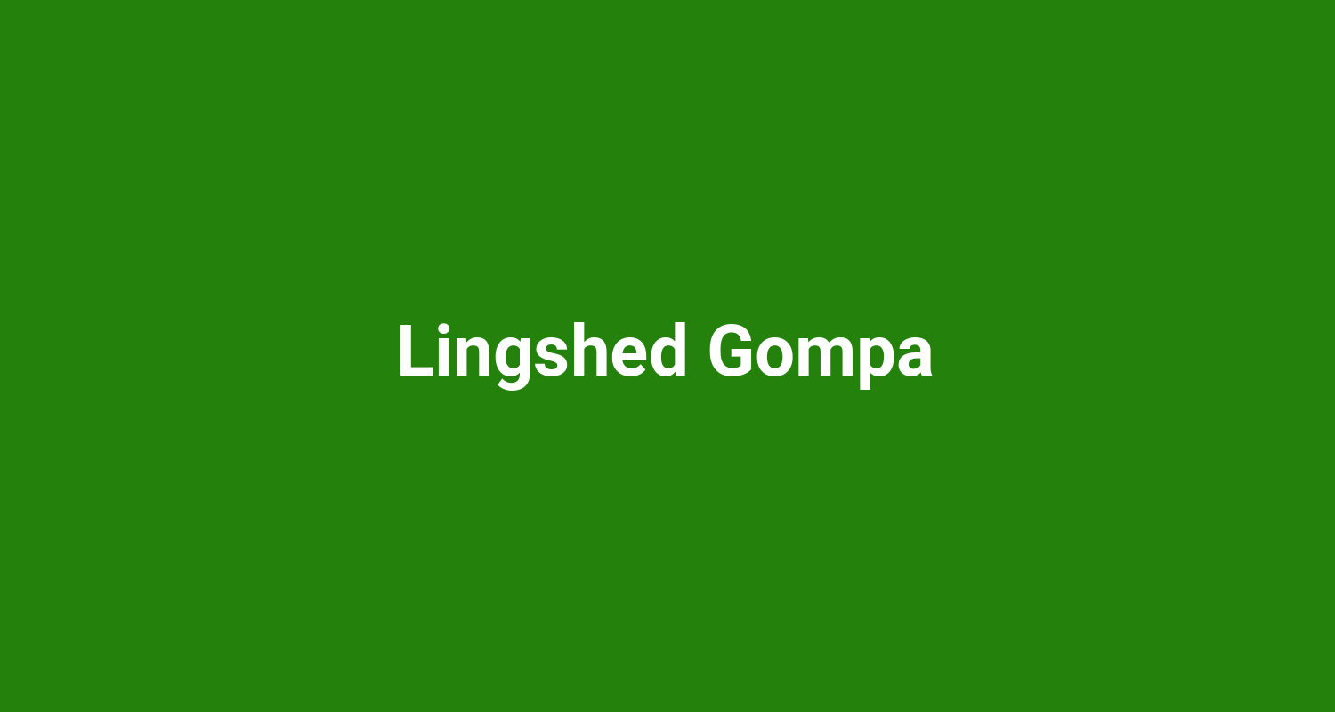 Lingshed Gompa