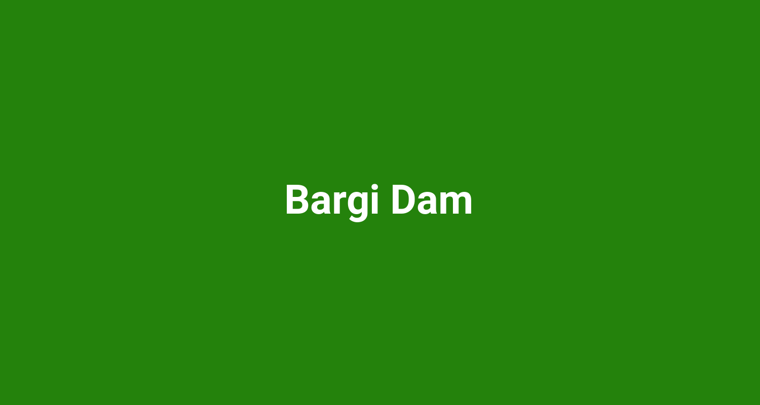 Bargi Dam