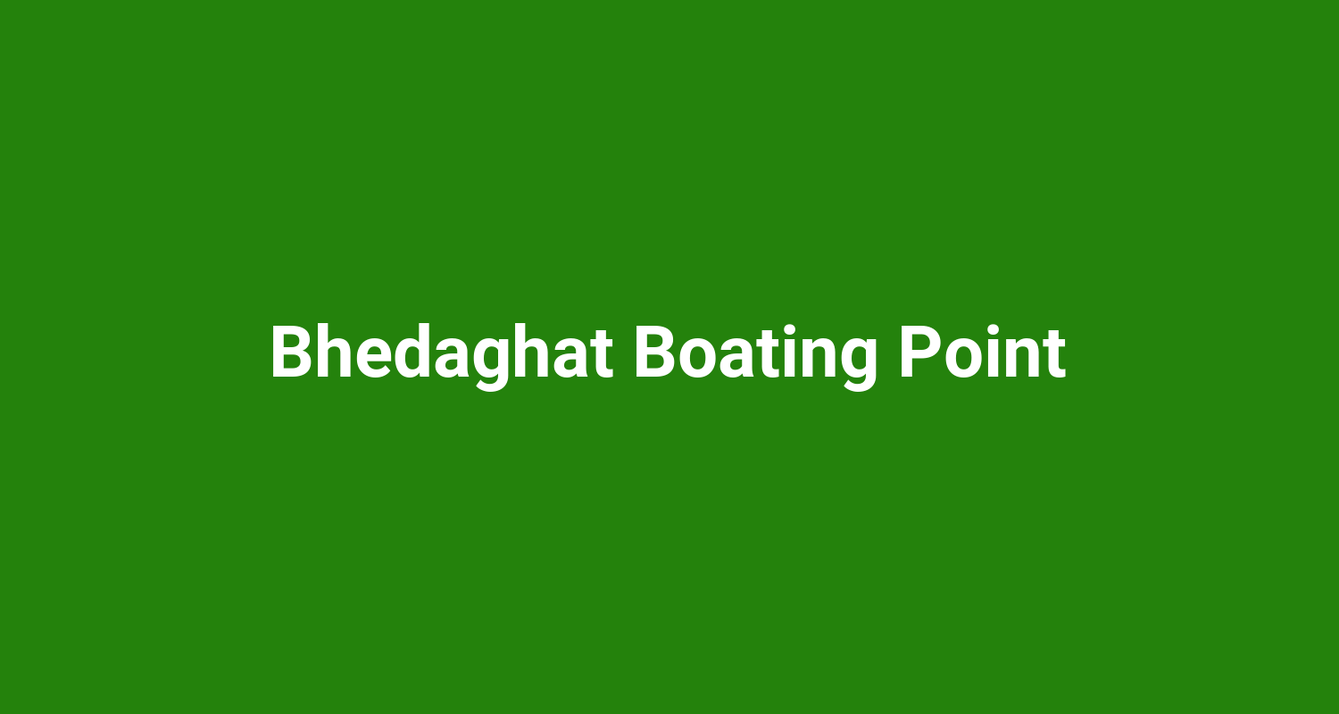 Bhedaghat Boating Point
