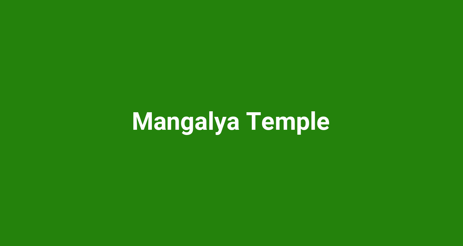 Mangalya Temple