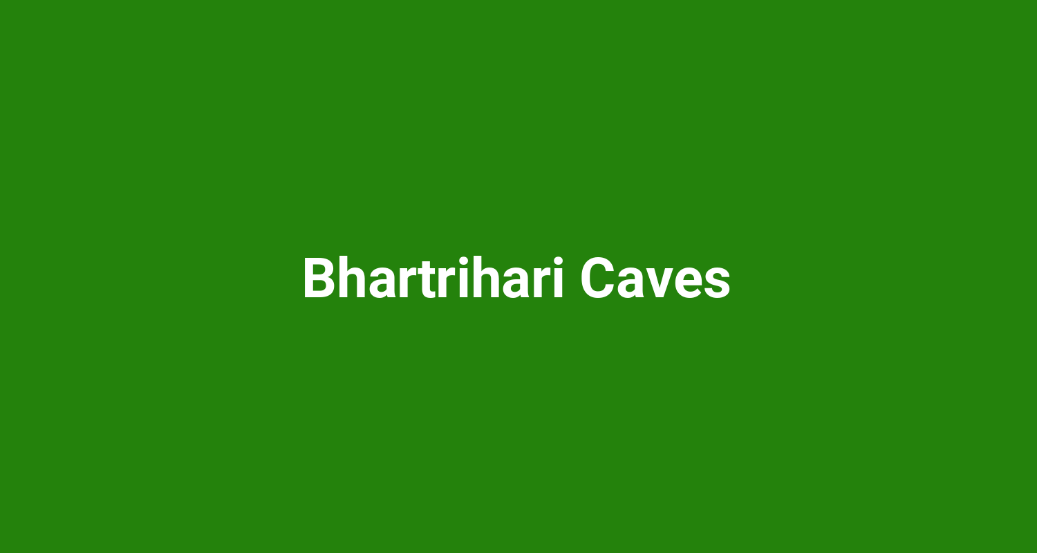 Bhartrihari Caves