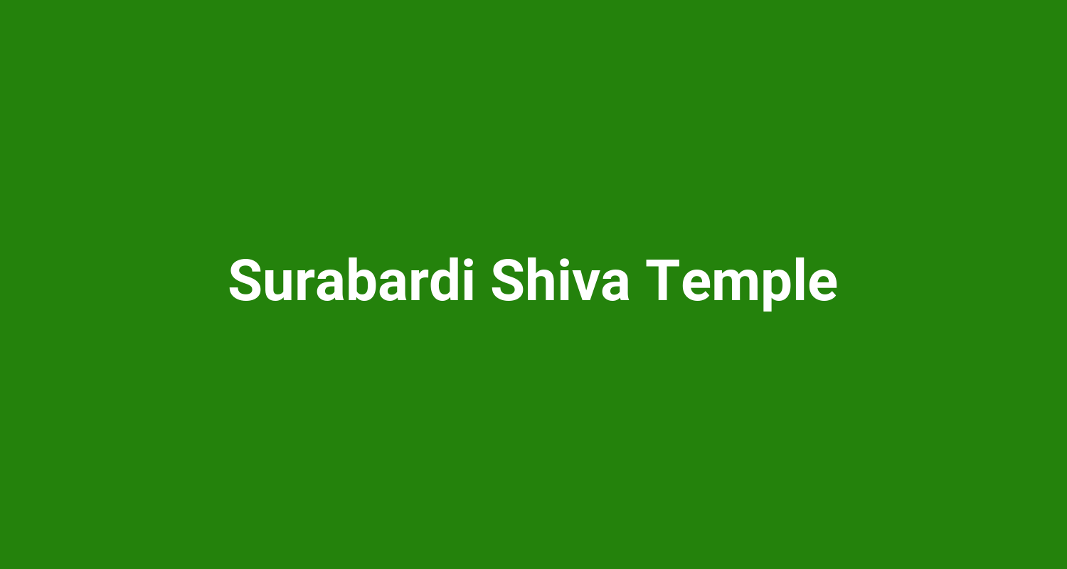 Surabardi Shiva Temple