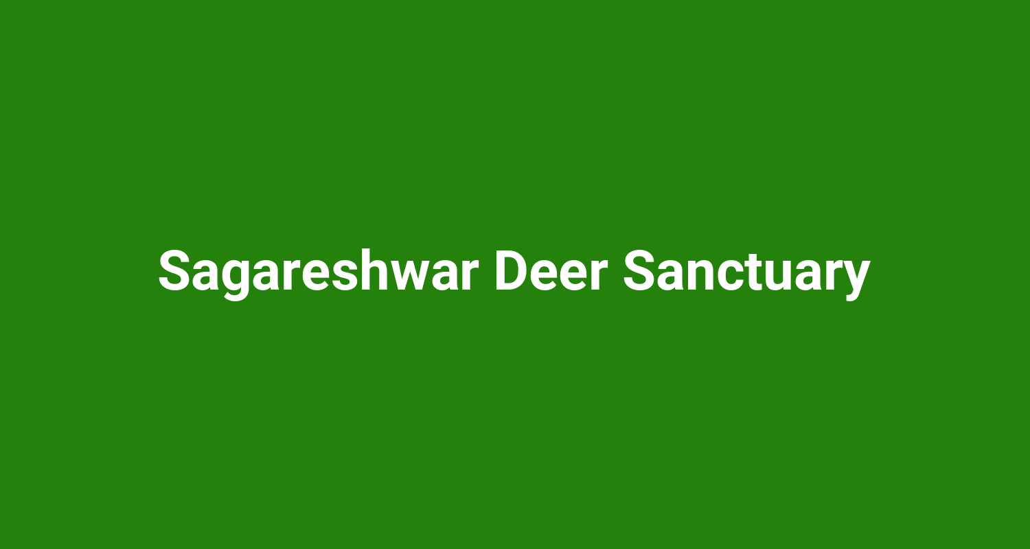 Sagareshwar Deer Sanctuary