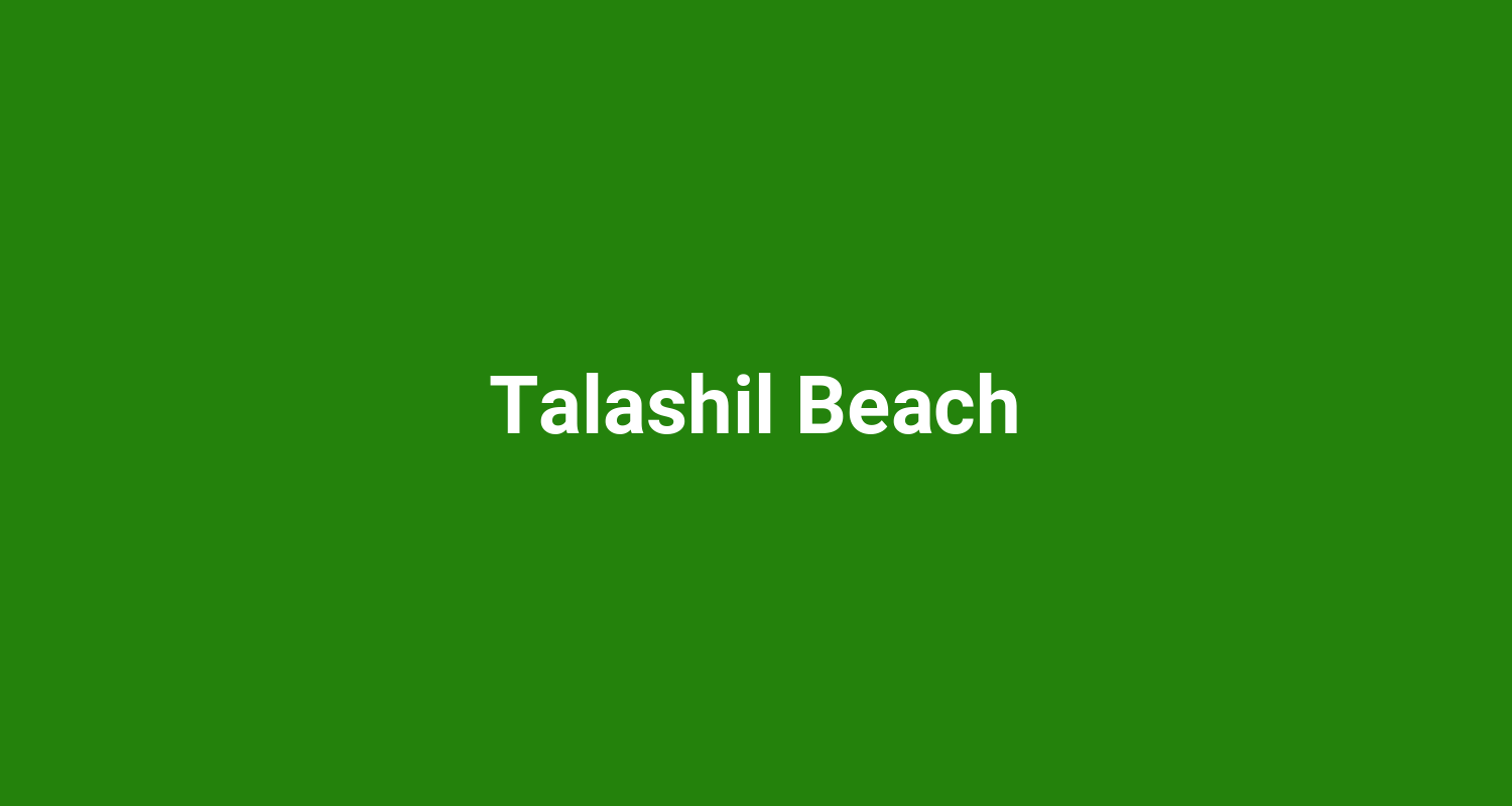 Talashil Beach