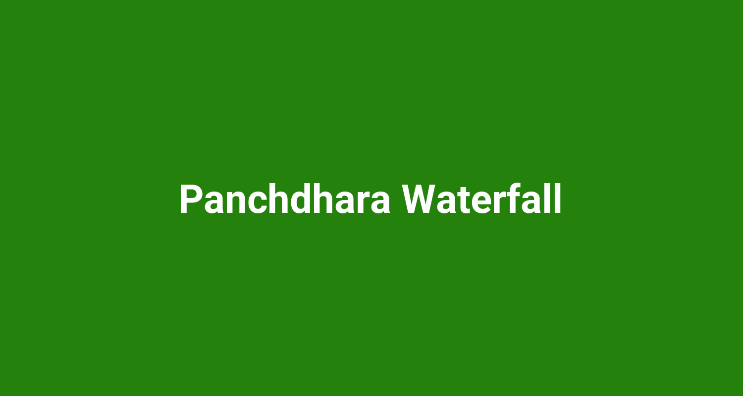 Panchdhara Waterfall