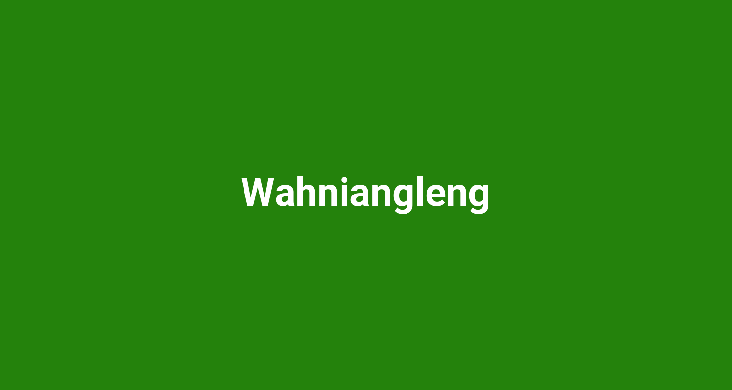 Wahniangleng