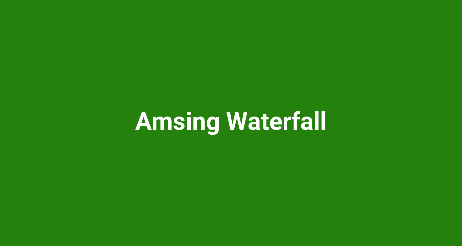 Amsing Waterfall