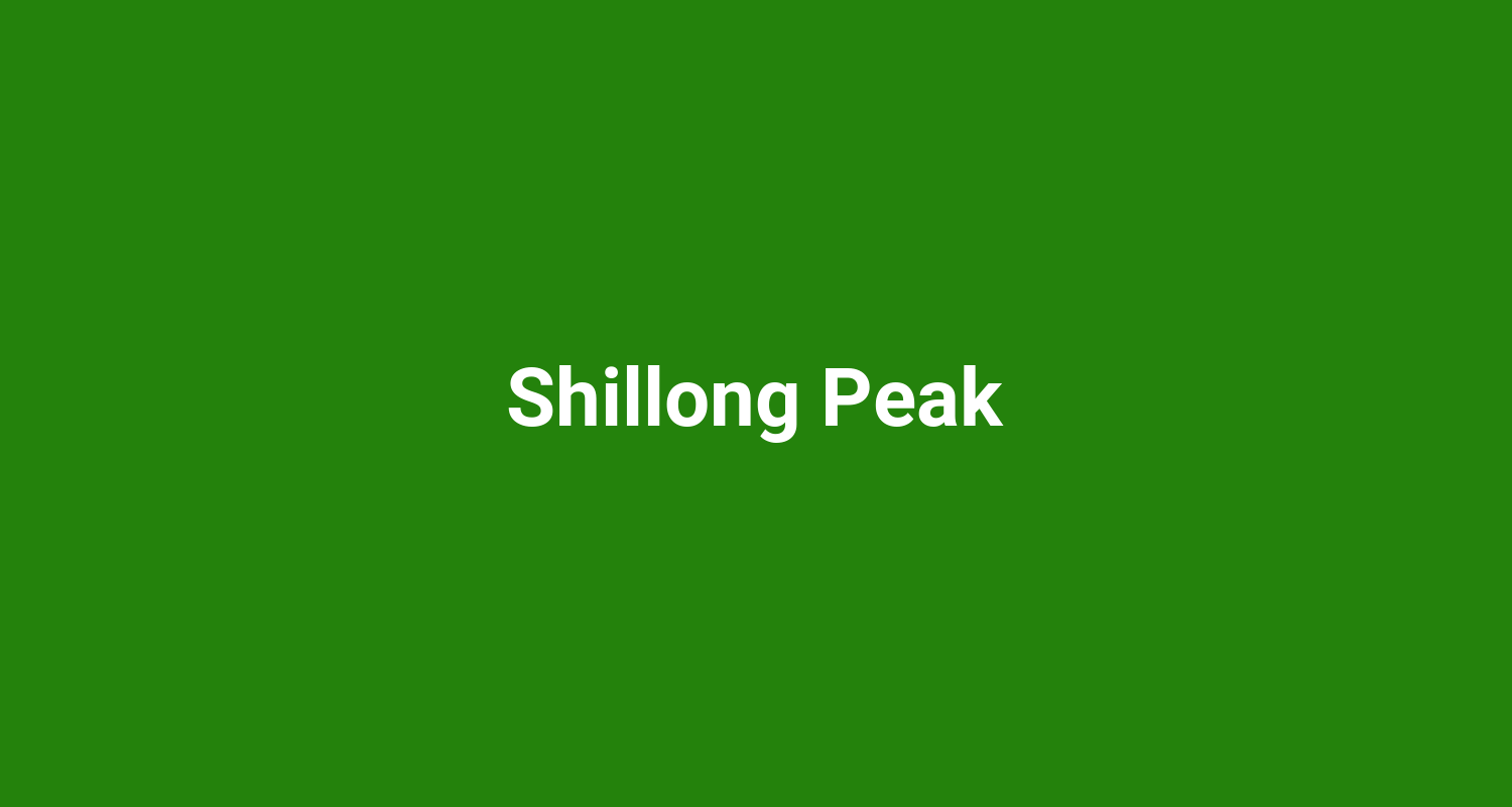 Shillong Peak