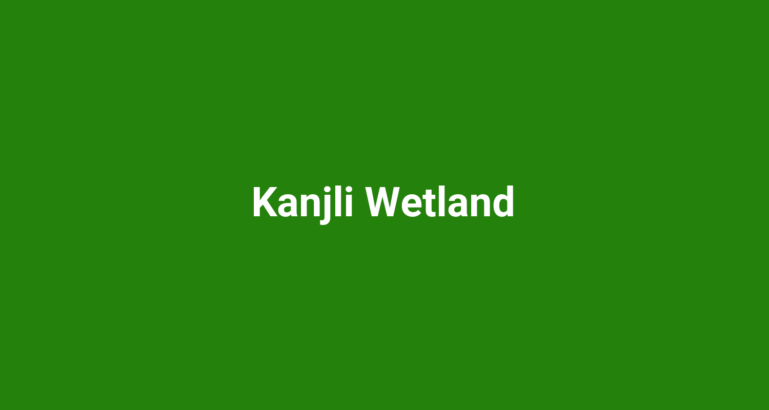 Kanjli Wetland