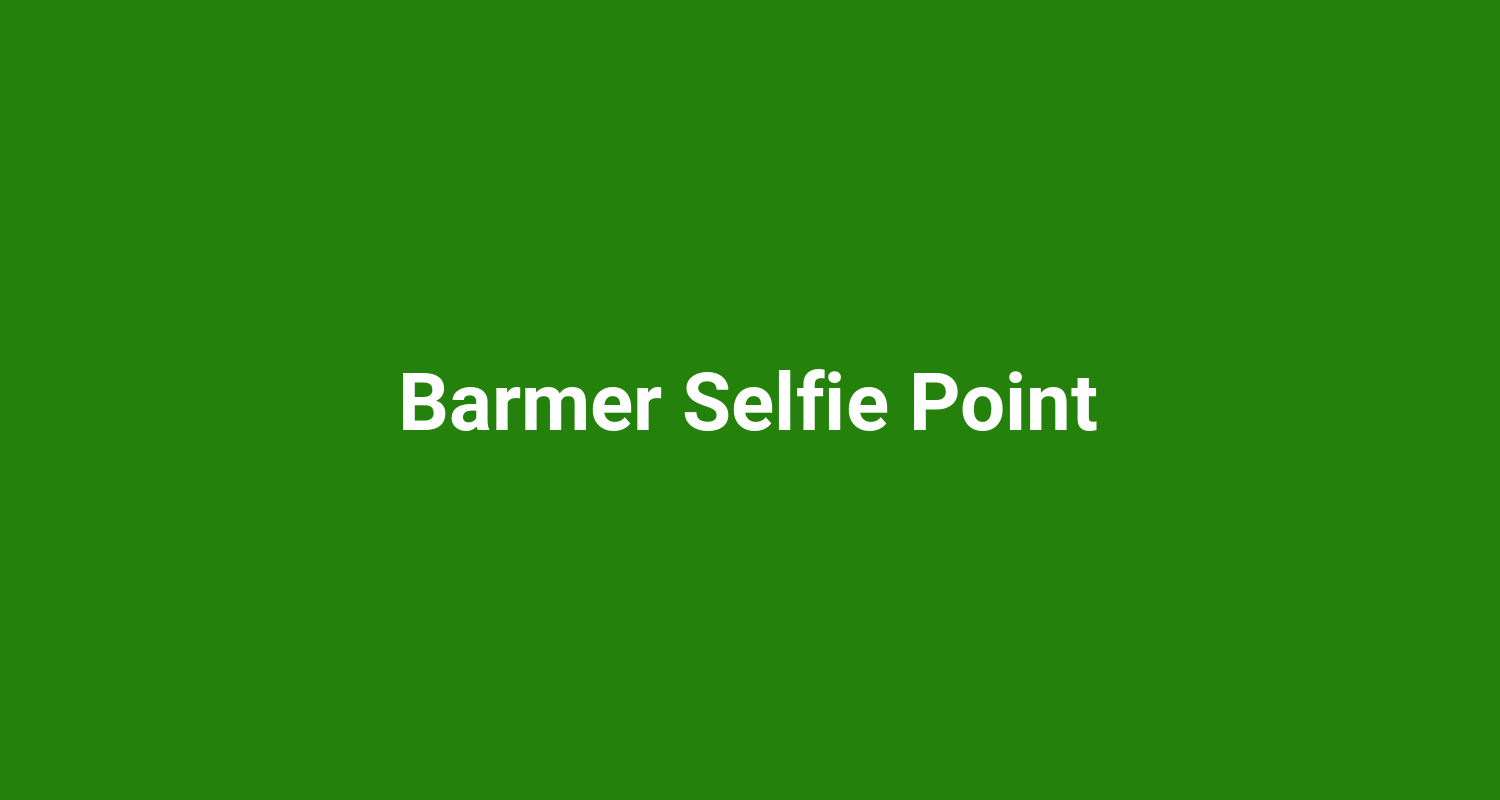 Barmer Selfie Point