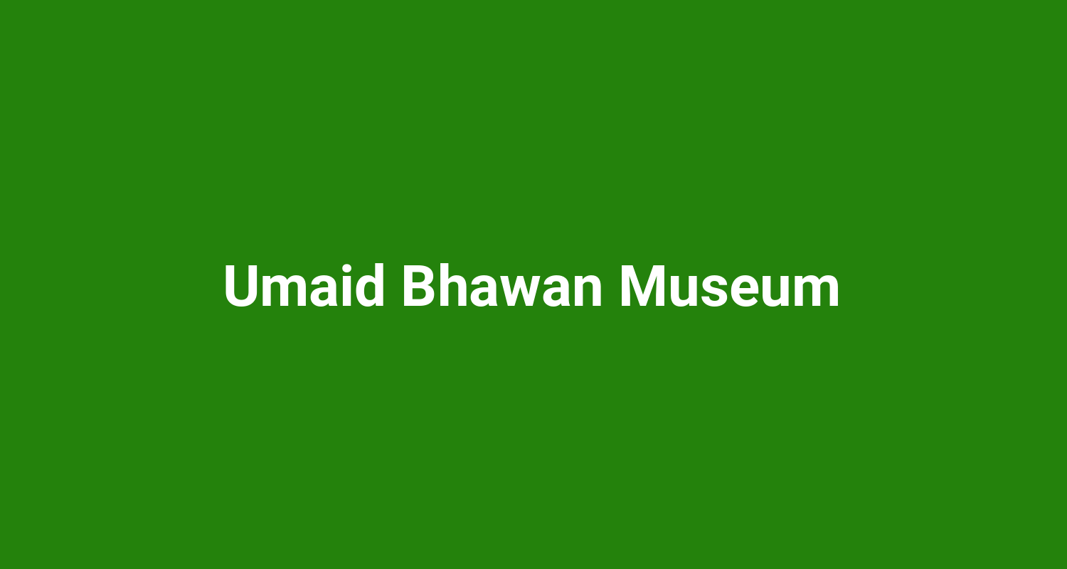 Umaid Bhawan Museum