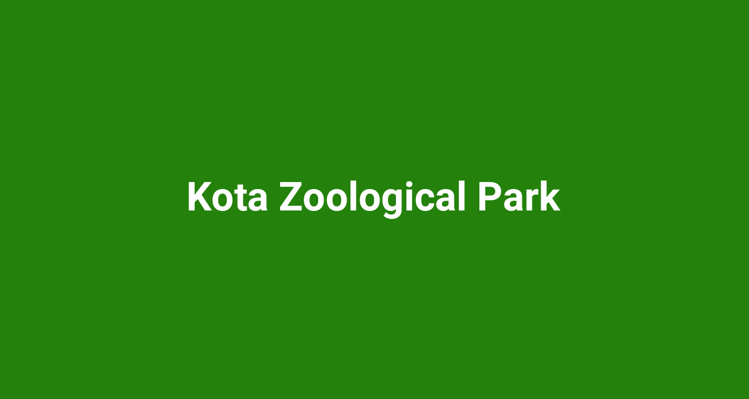 Kota Zoological Park