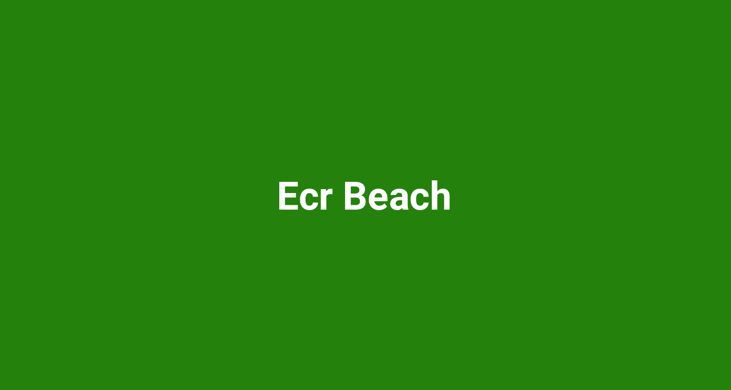 Ecr Beach