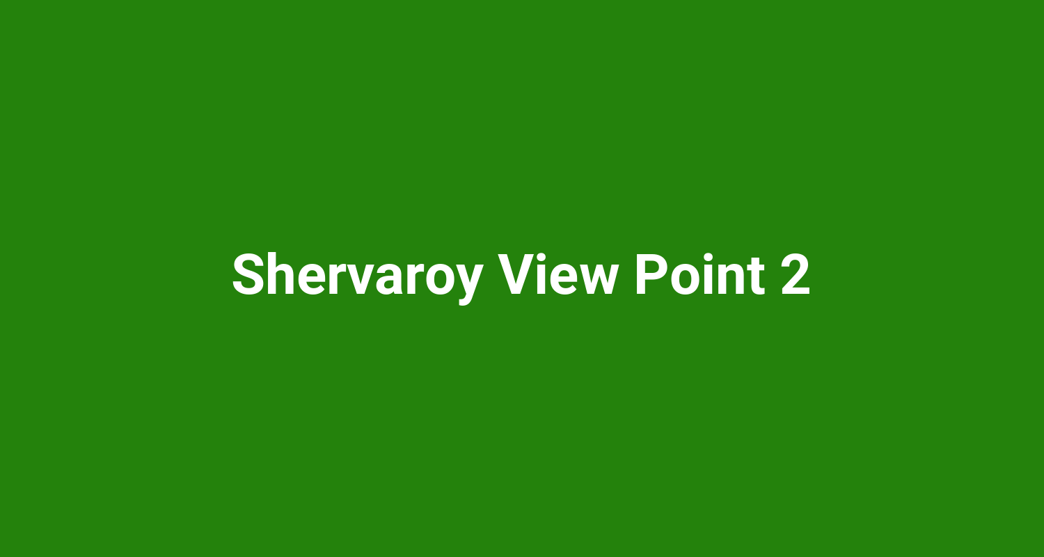 Shervaroy View Point 2