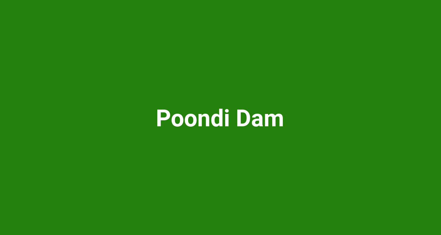 Poondi Dam