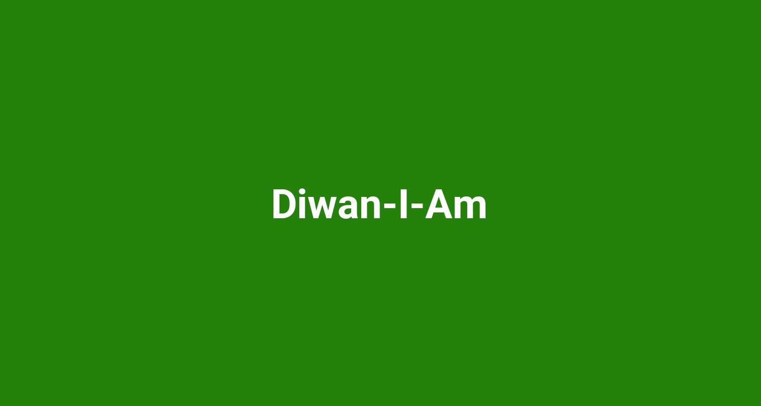 DiwanIAm
