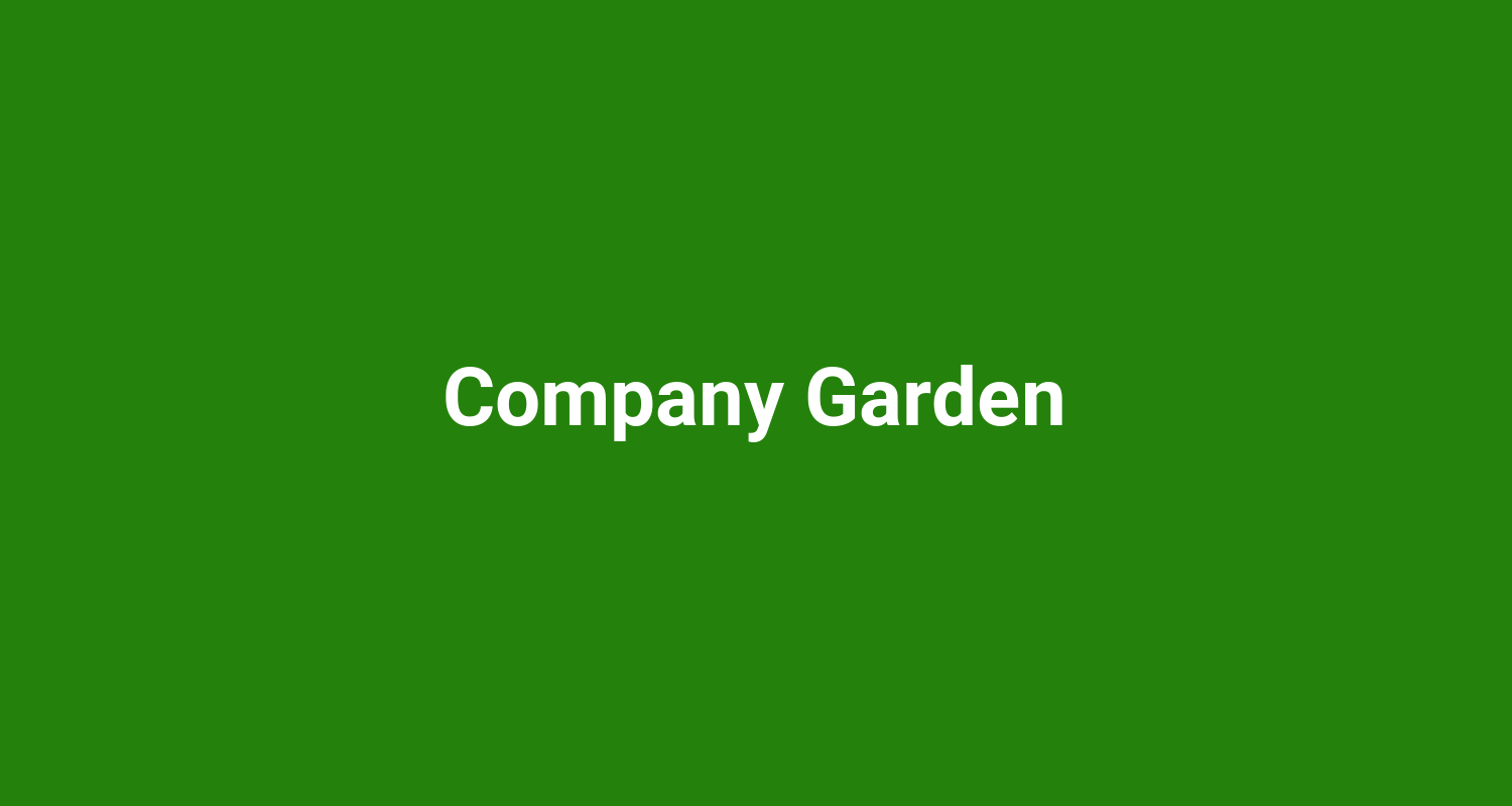 Company Garden