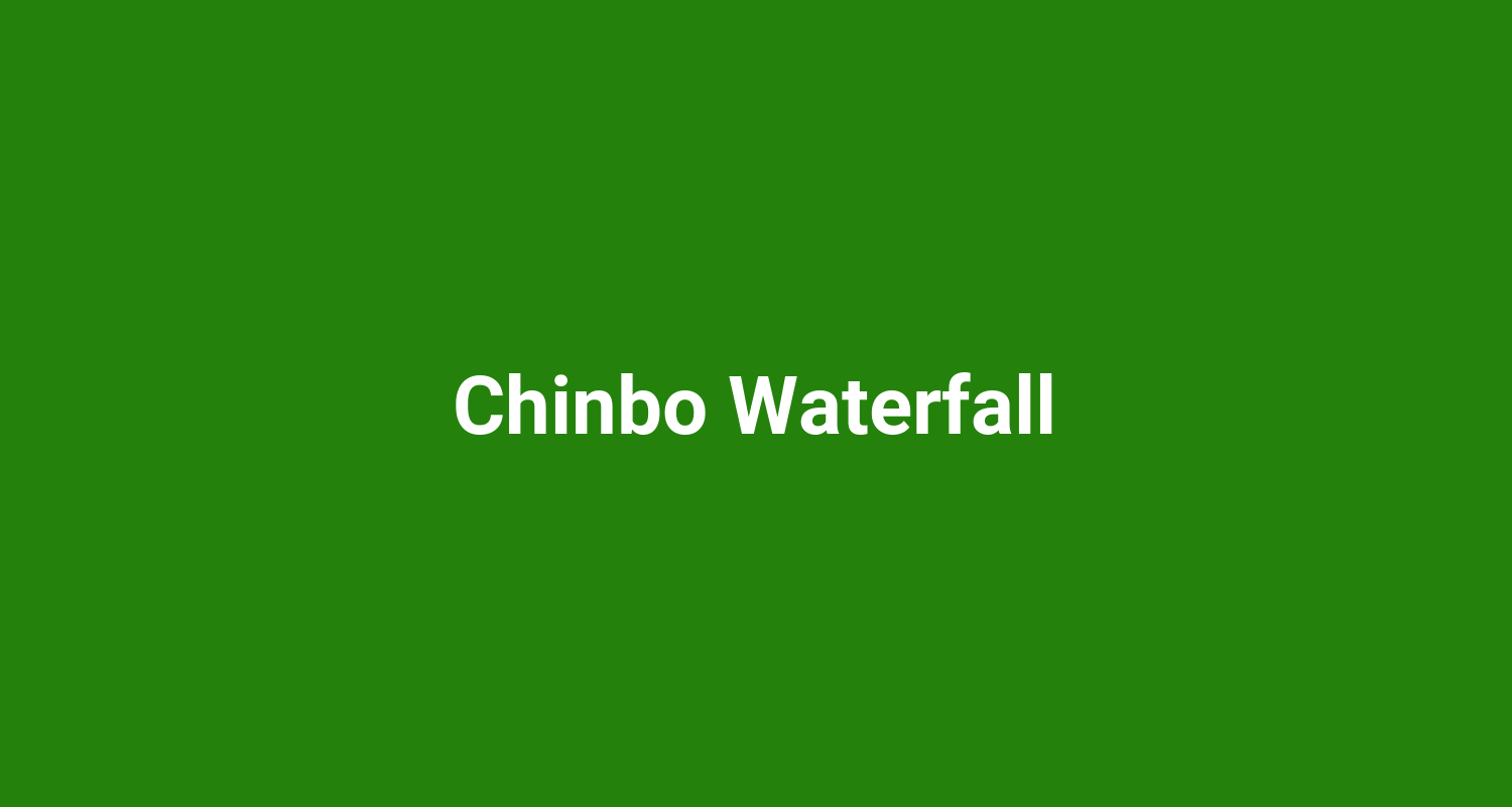 Chinbo Waterfall