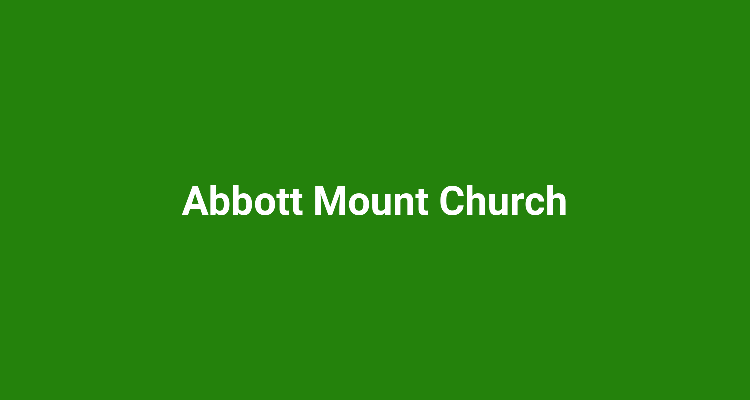 Abbott Mount Church