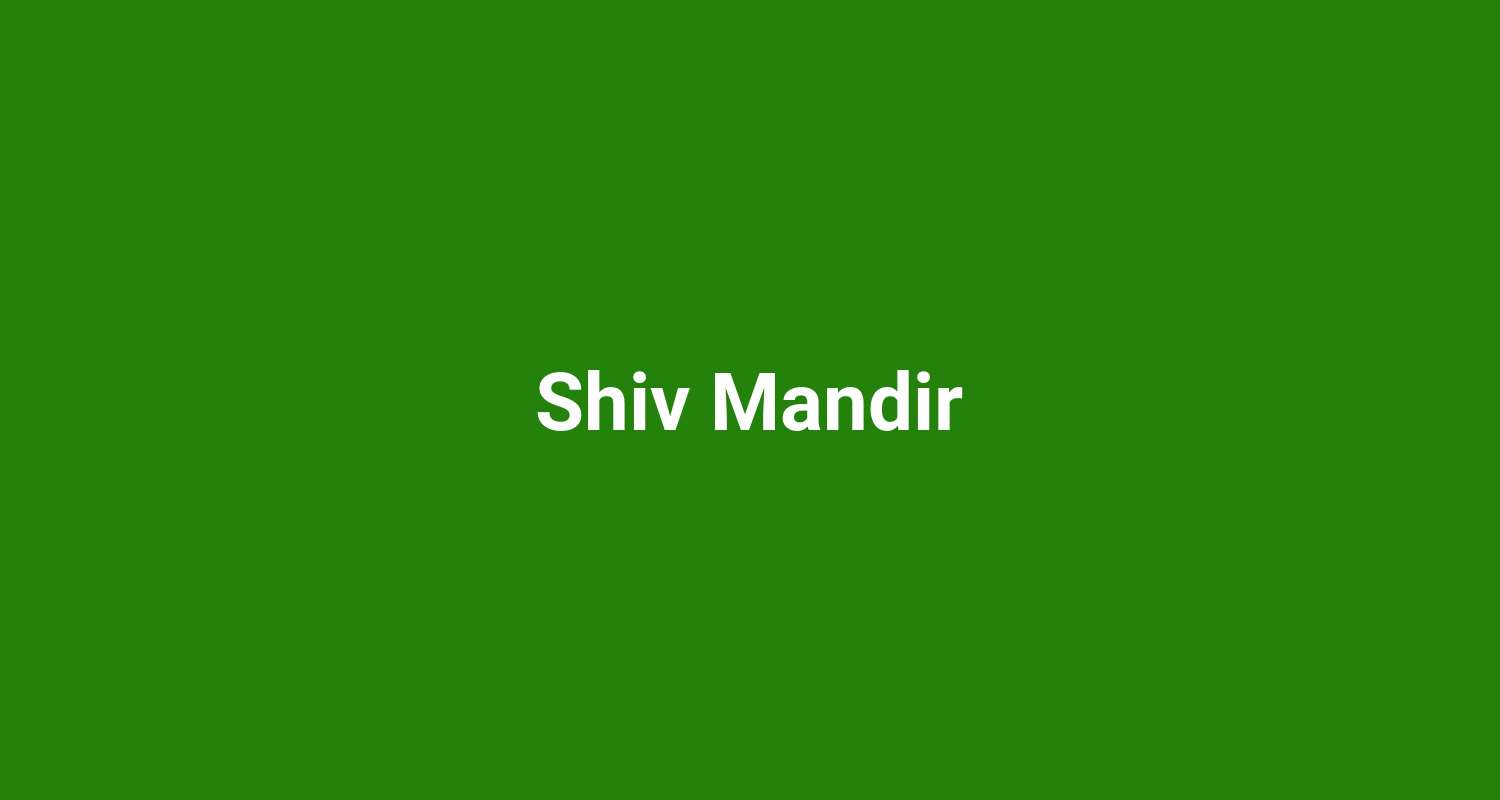 Shiv Mandir