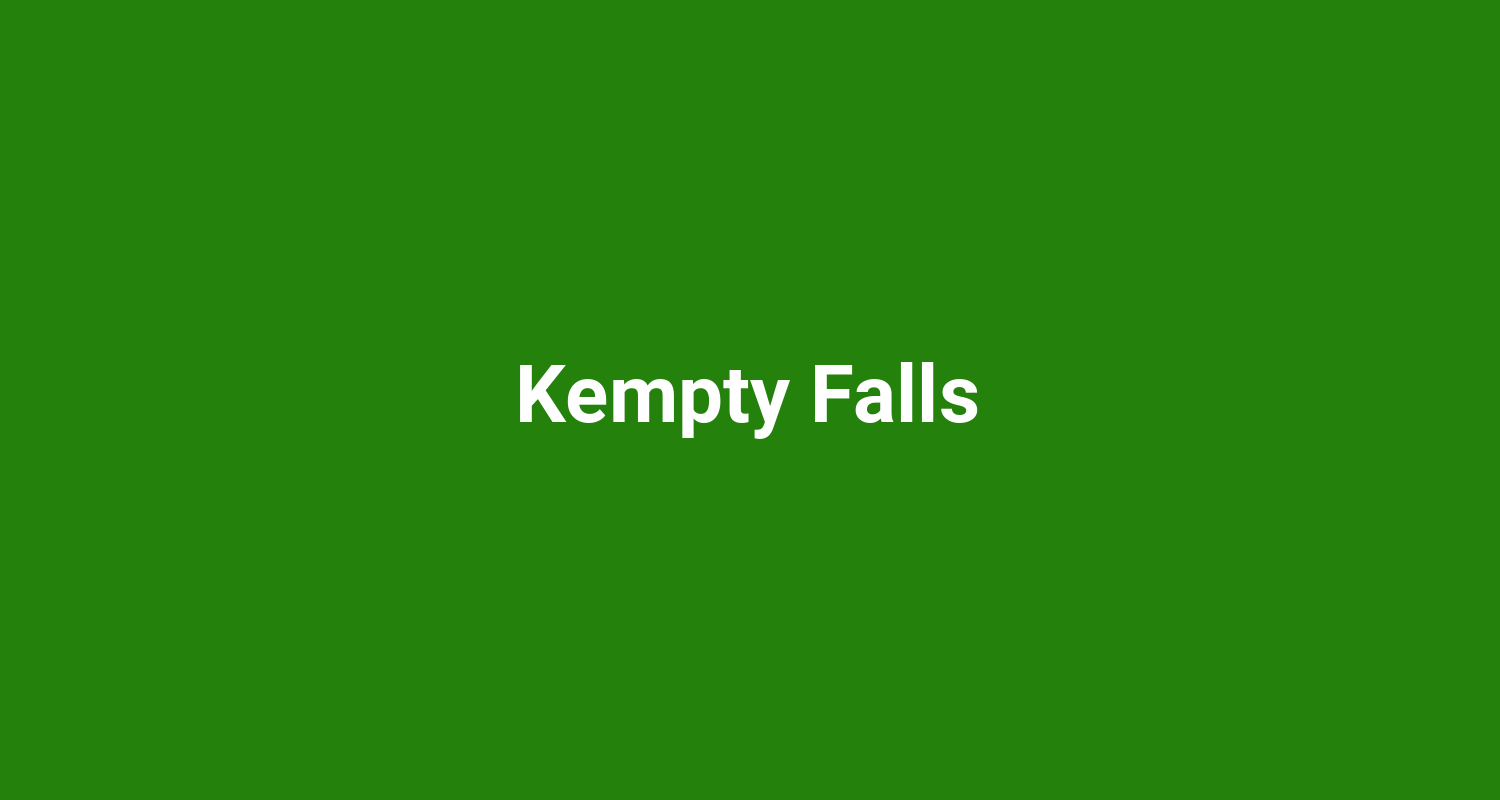 Kempty Falls