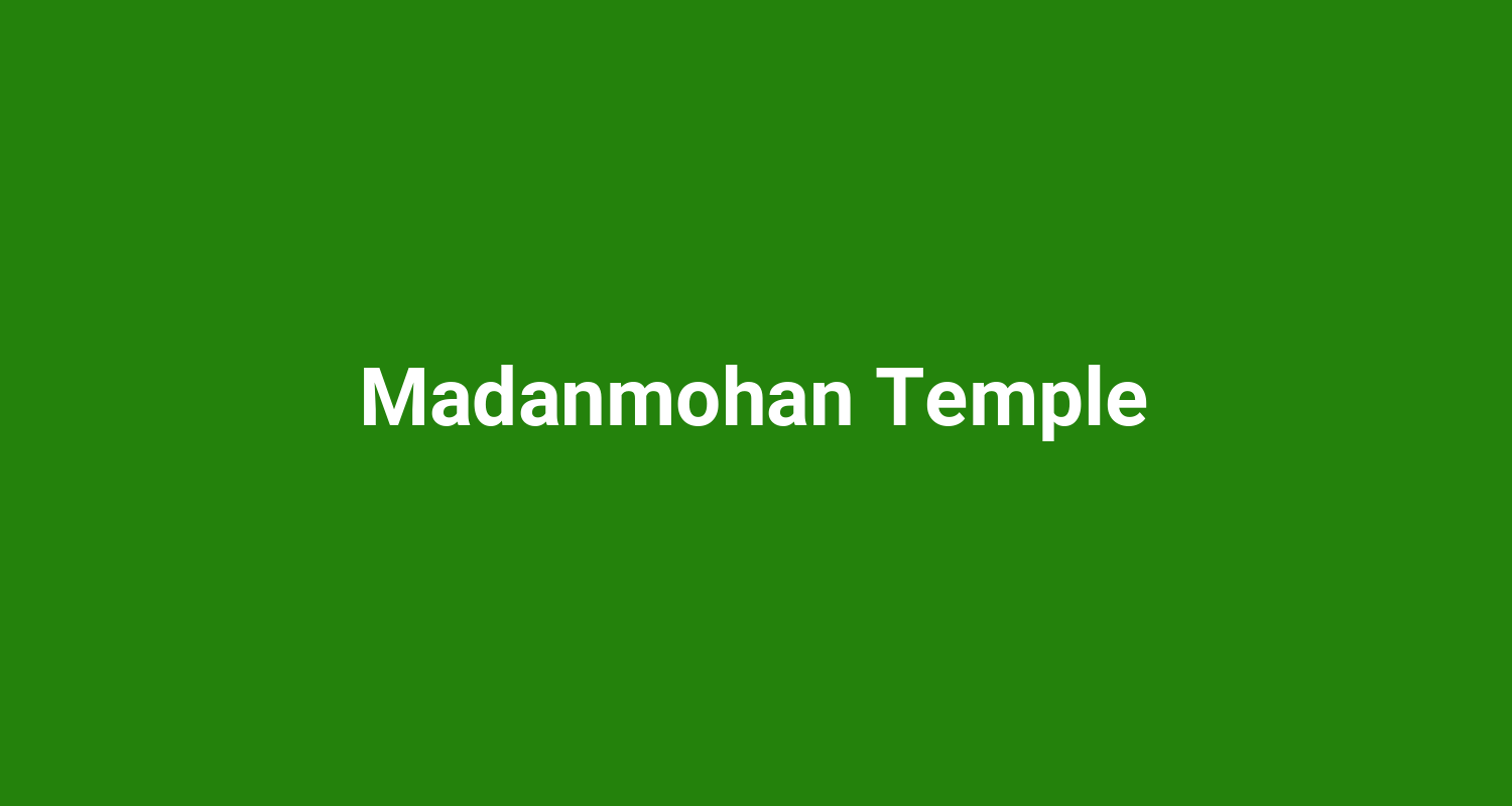 Madanmohan Temple