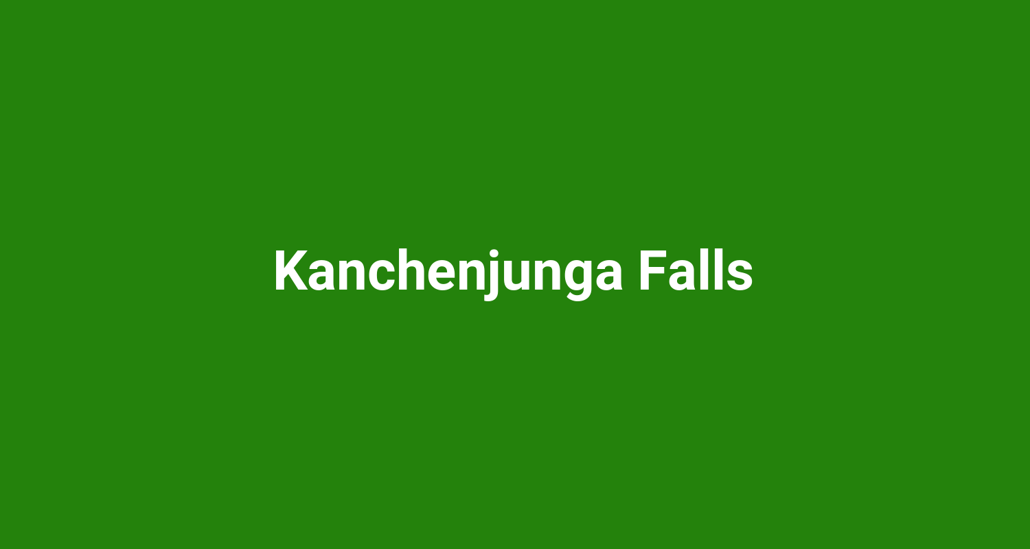 Kanchenjunga Falls