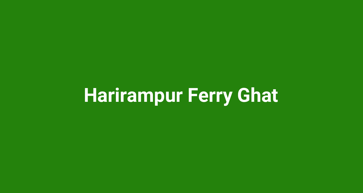 Harirampur Ferry Ghat