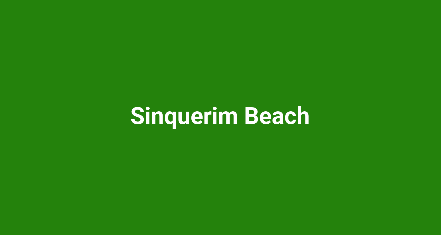 Sinquerim Beach