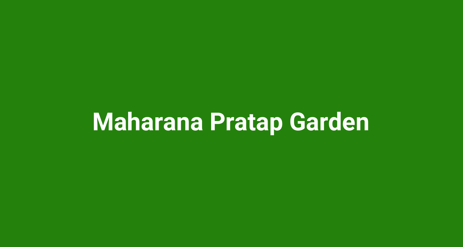 Maharana Pratap Garden