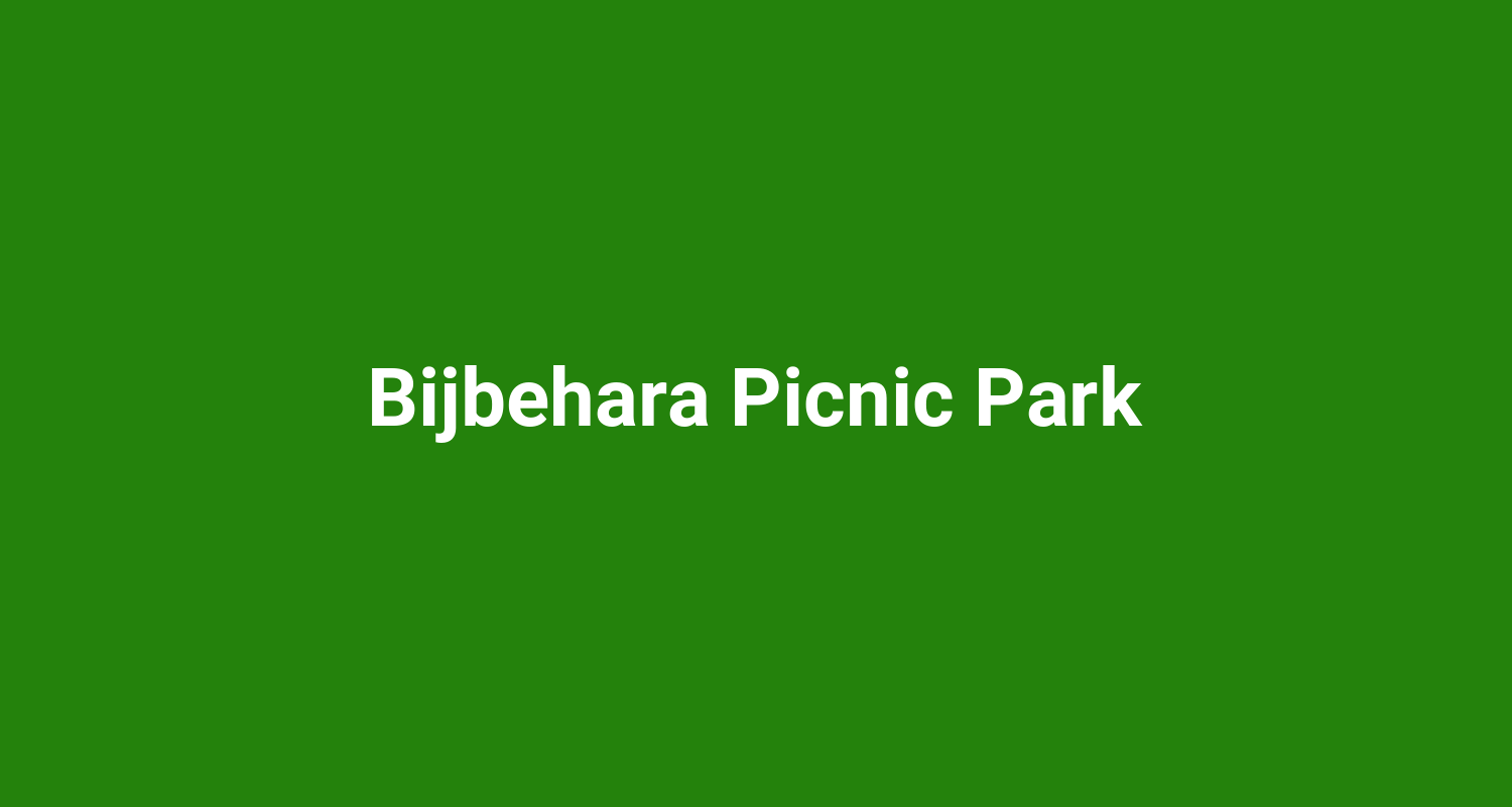 Bijbehara Picnic Park