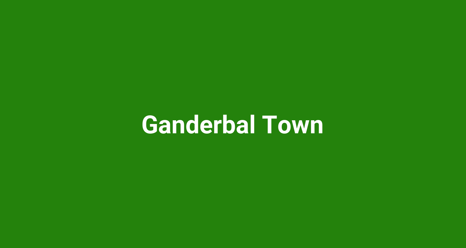 Ganderbal Town