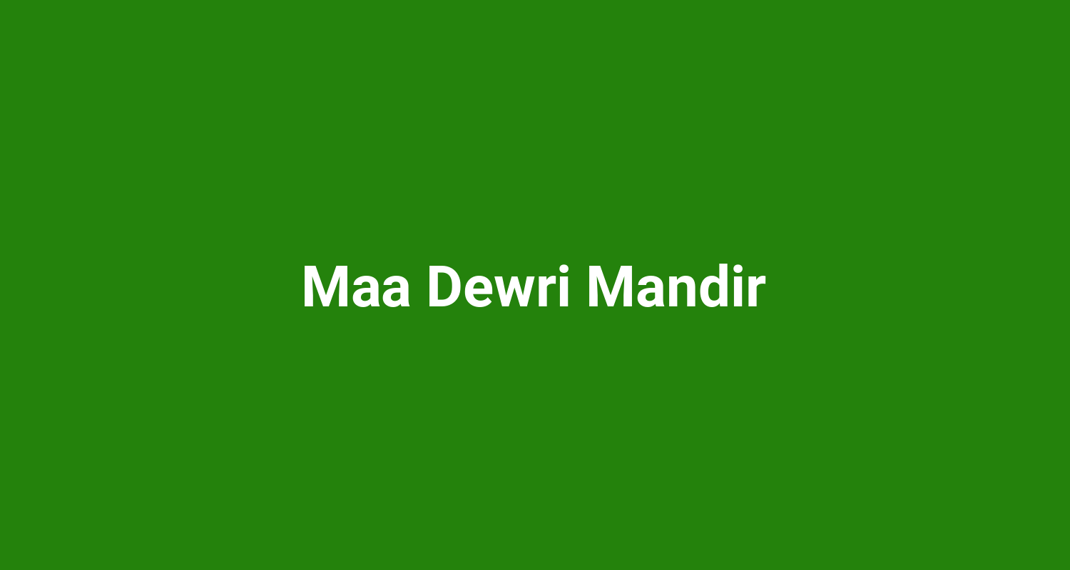 Maa Dewri Mandir