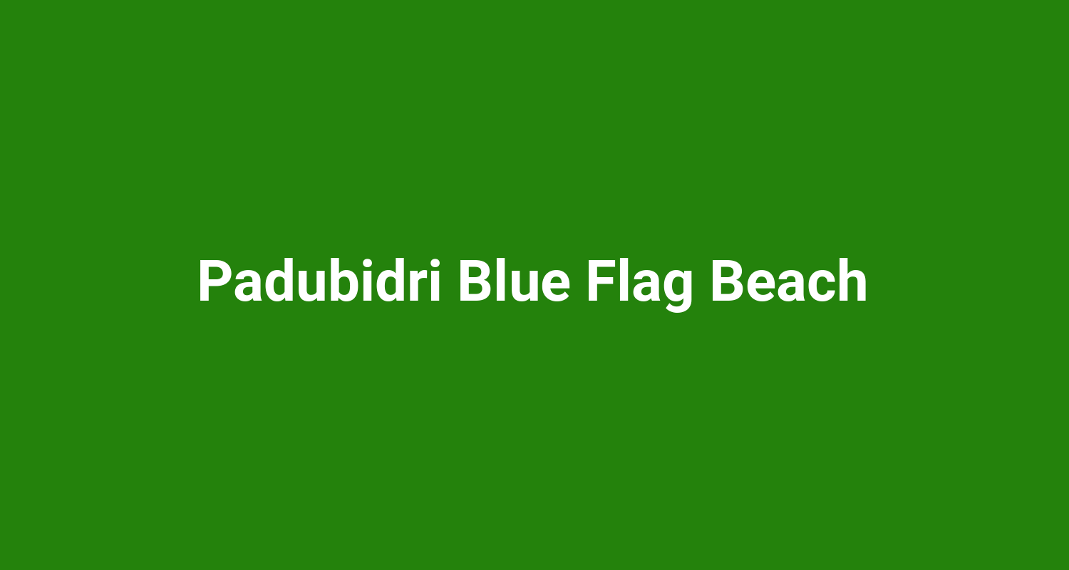 Padubidri Blue Flag Beach