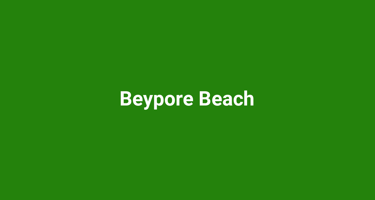 Beypore Beach