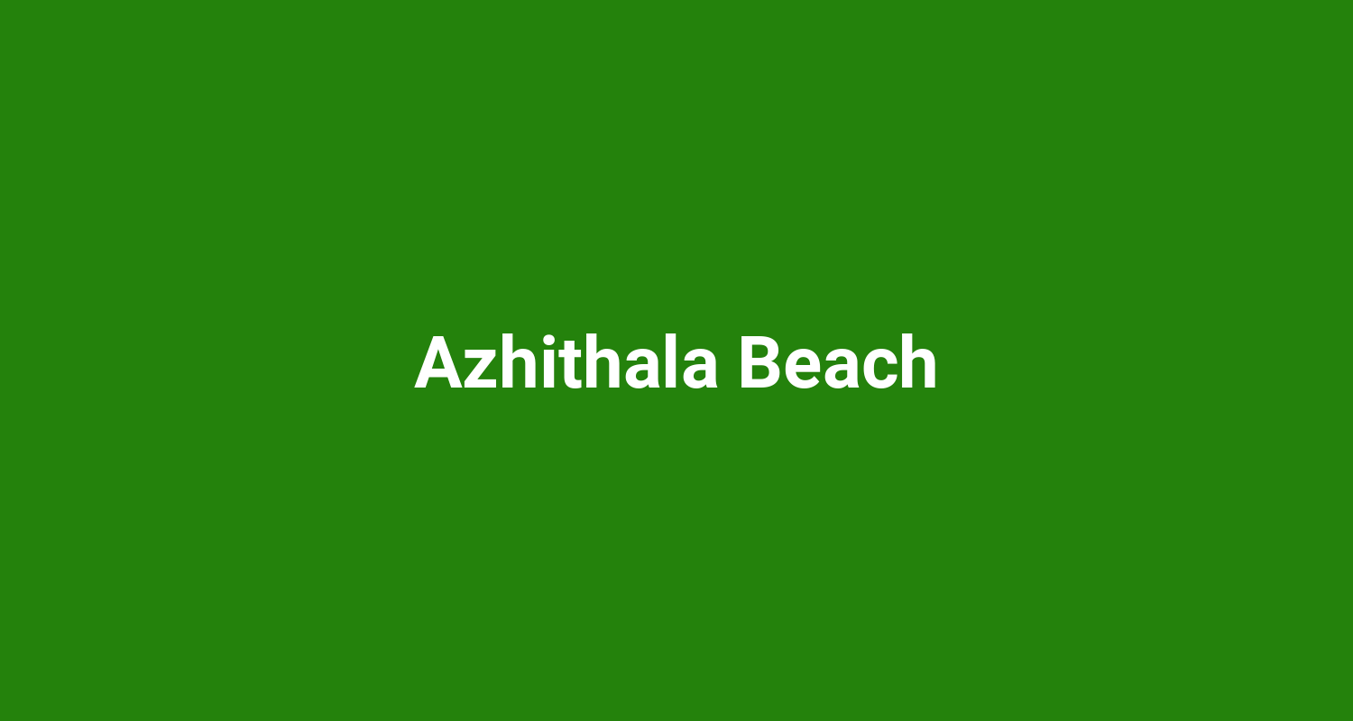 Azhithala Beach