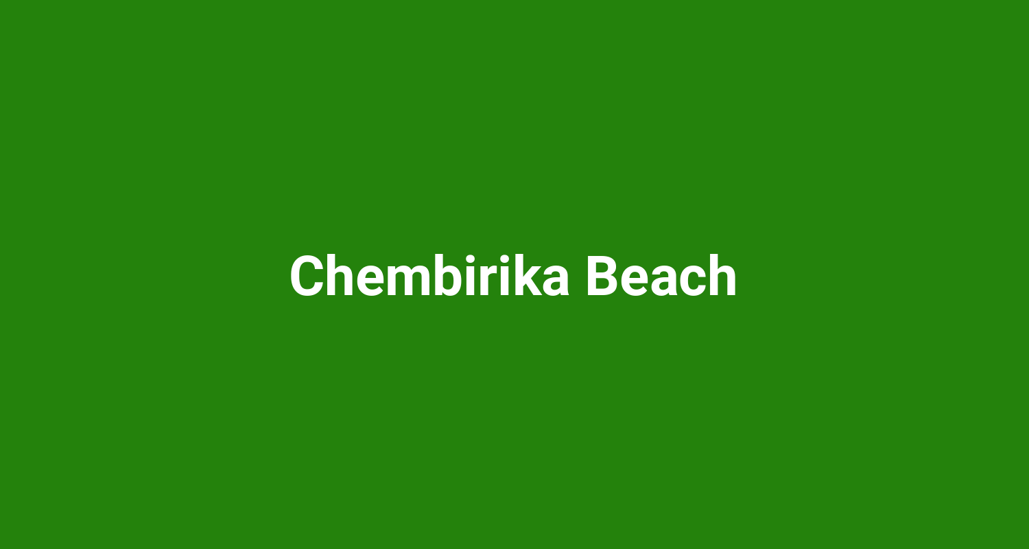Chembirika Beach