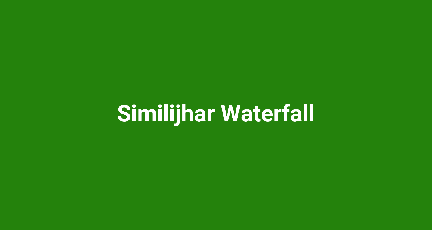 Similijhar Waterfall
