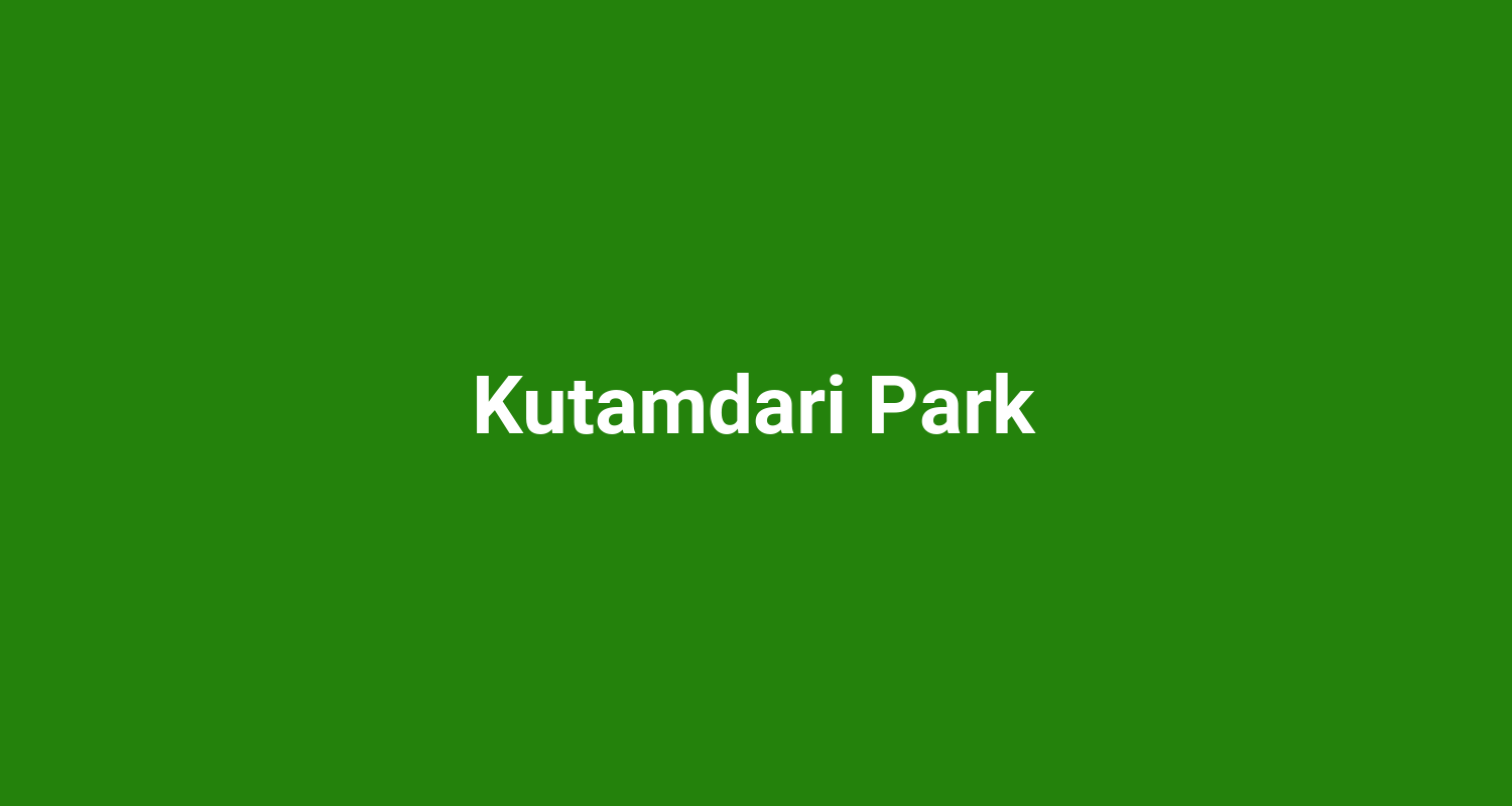 Kutamdari Park