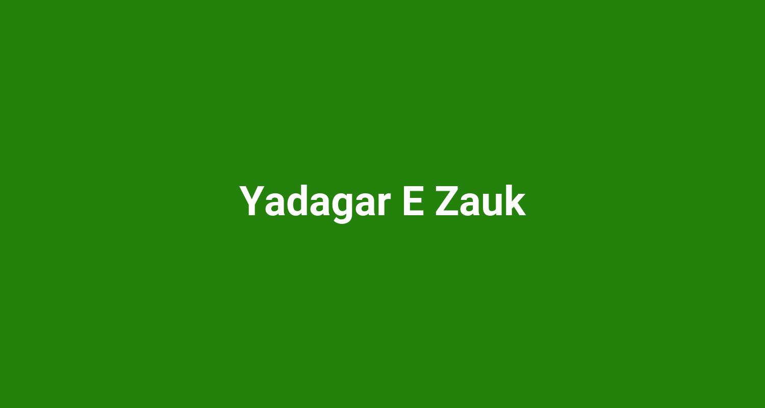 Yadagar E Zauk