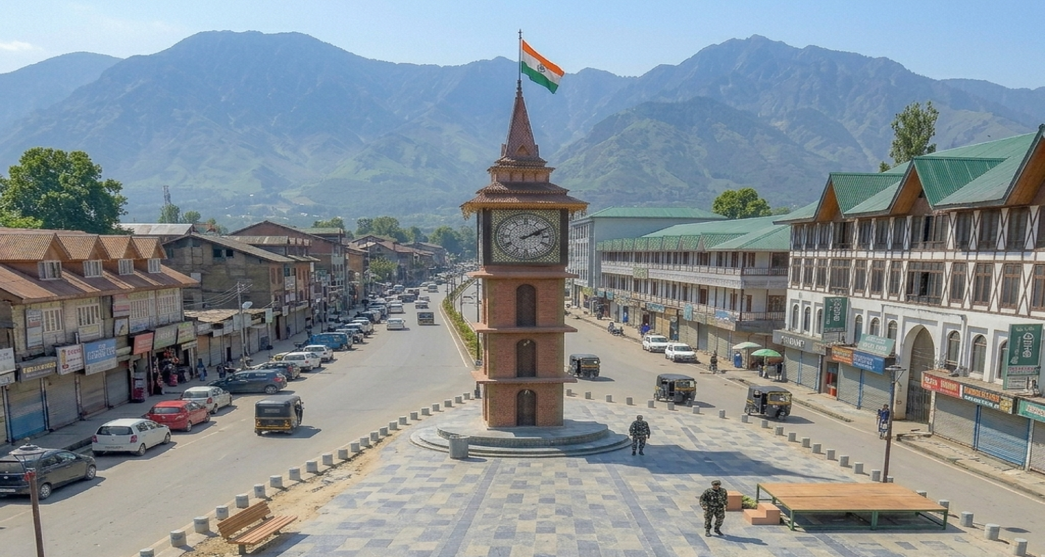 Ghanta Ghar ( Clock Tower ), Lal Chowk Anantnag