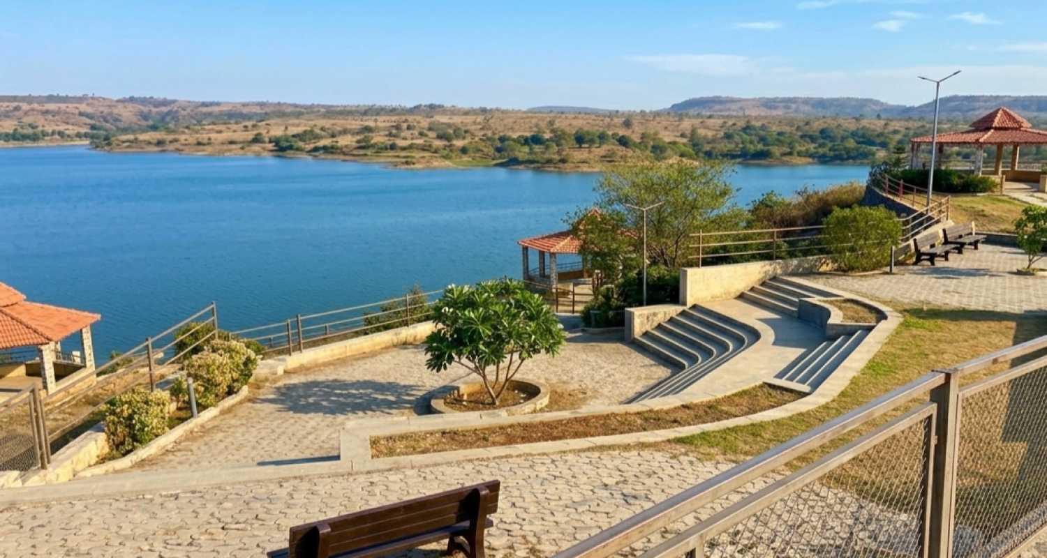 Dosvada Dam Tourists Point ( Corrected: Tapi, Not Dang )